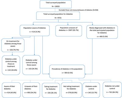 Prevalence, Awareness, Treatment and Control of Diabetes in India From the Countrywide National NCD Monitoring Survey